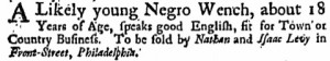 Pennsylvania Gazette;  Date- From August 3, to August 10, 1738;Isaac-Nathan Levy