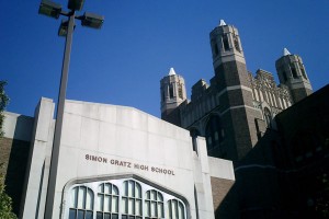 SimonGratzHighSchoolTowerCloseup