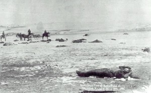 Wounded Knee Massacre--250 murdered