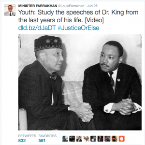 FarrakhanTweetsonMLK