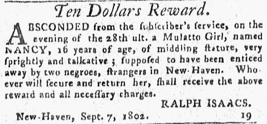 Connecticut Journal; Date- 09-16-1802