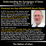 Jewish Leader Threatens Pres. Obama with "Mossad" Assassination