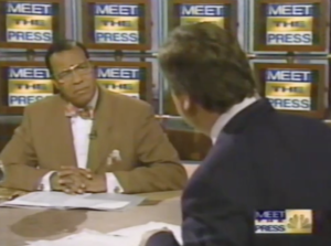 Min. Louis Farrakhan on Meet The Press, April 13, 1997
