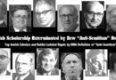 Jewish Scholarship Exterminated by New ‘Anti-Semitism’ Definition