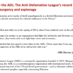 Dismantle the ADL: The Anti-Defamation League’s record of racist counterinsurgency and espionage, a Mapping Project exposé