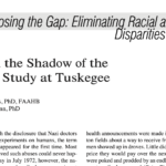 “Light on the Shadow of the Syphilis Study at Tuskegee,” (2000)