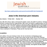 Jews in the American Porn Industry, by Nathan Abrams